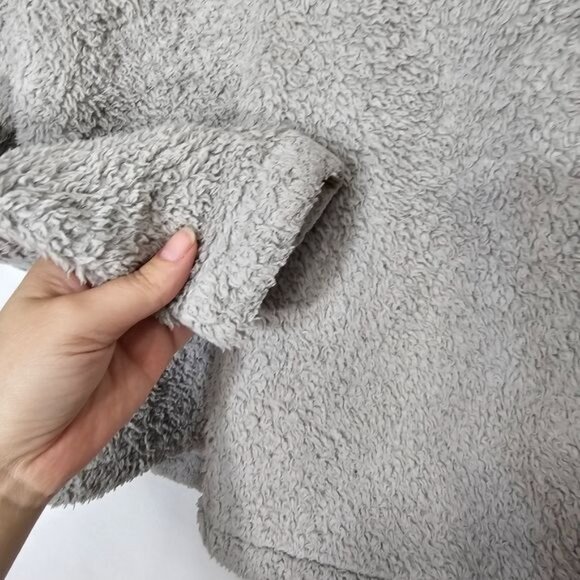 Patagonia Grey Fleece Quarter Zip Pullover Sweatshirt Small - Picture 6 of 7